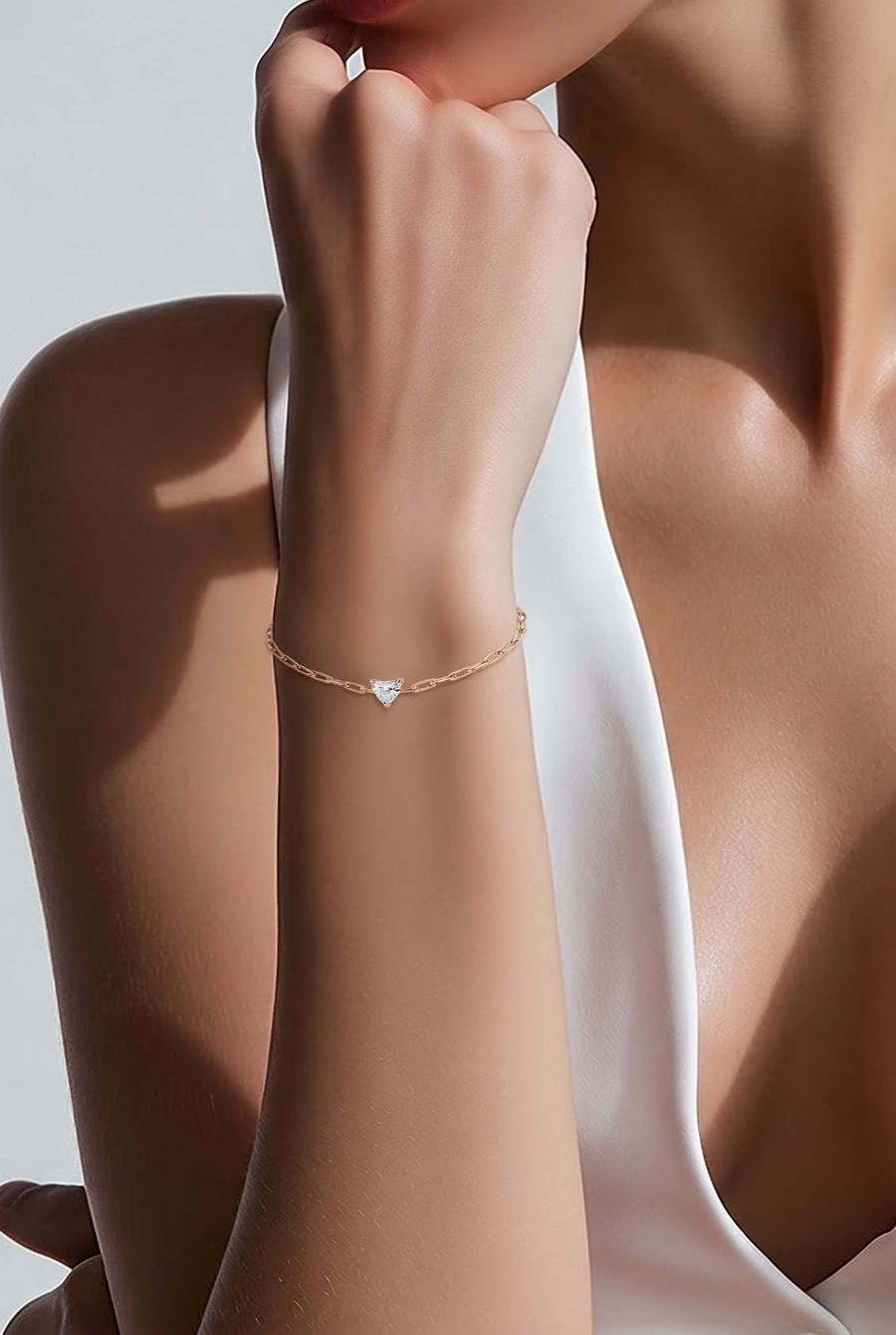 Heart Chain Bracelet