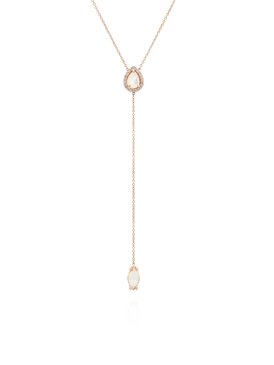 Pearl Tie Necklace