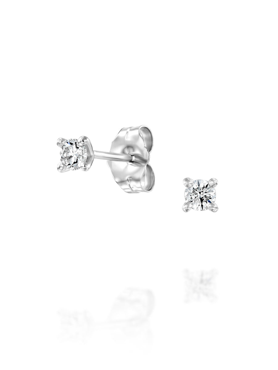 Classic Solitaire Earrings