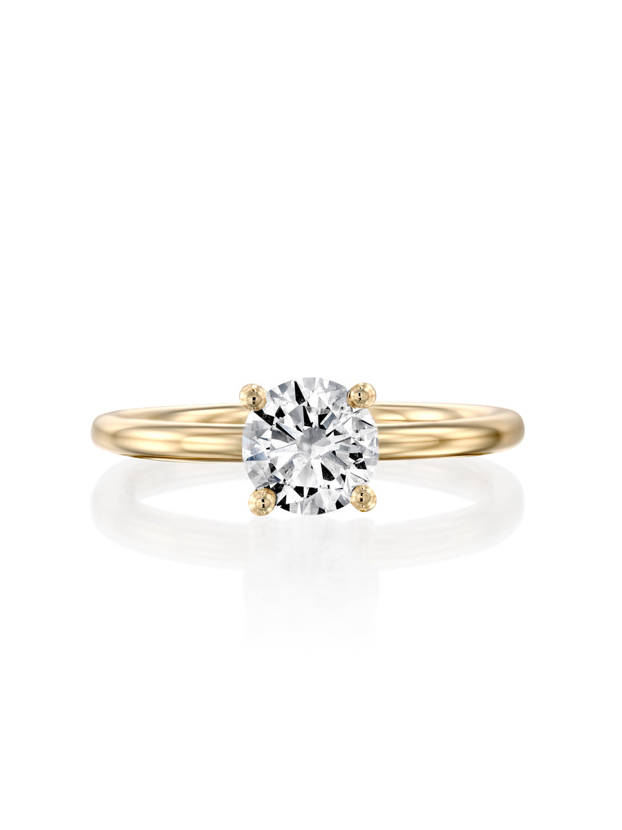 Classic Round Cut Engagement Ring