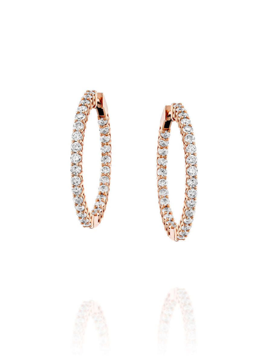 Luxury hoop earrings