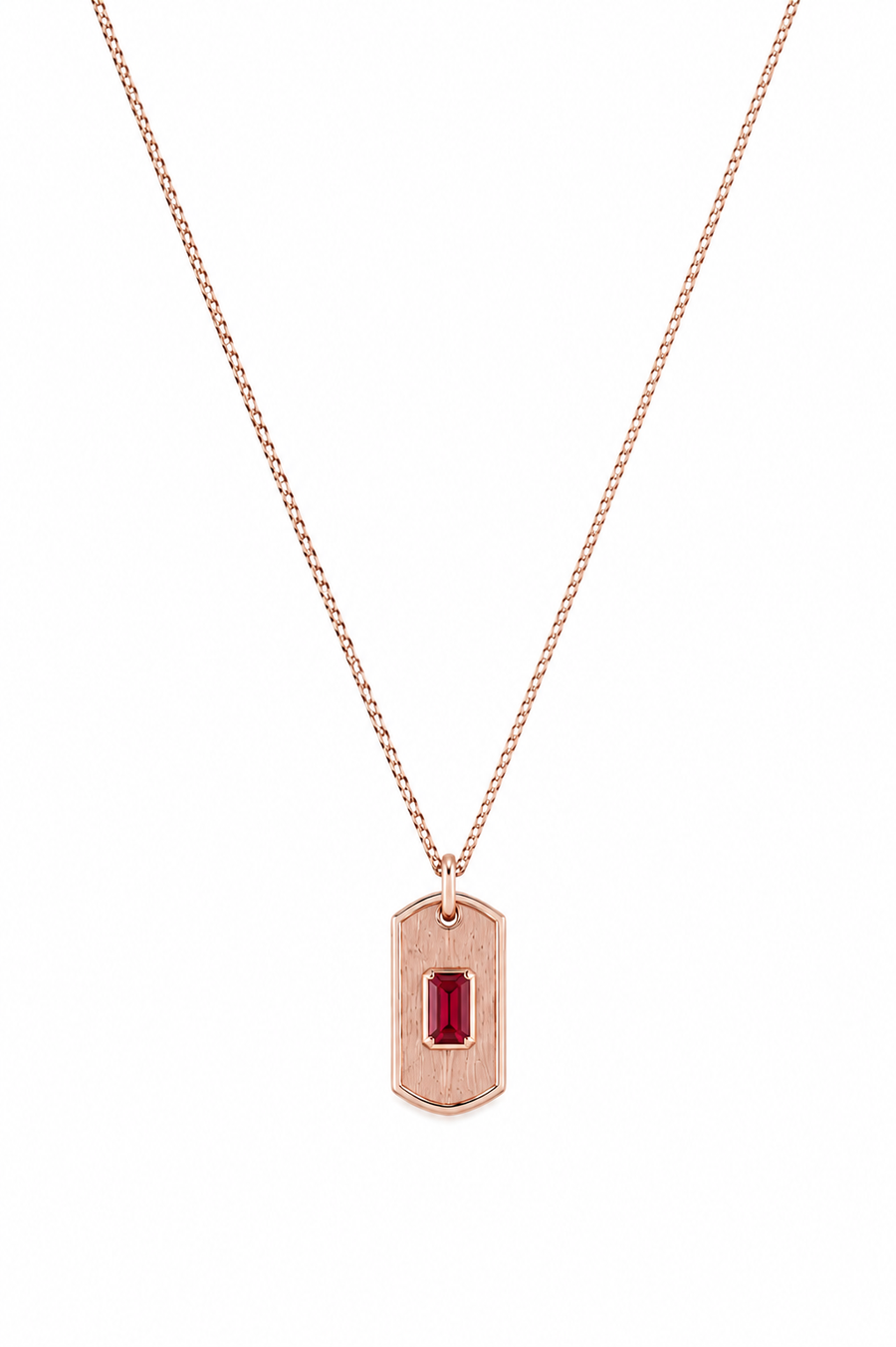 Letter Plate Necklace For Men