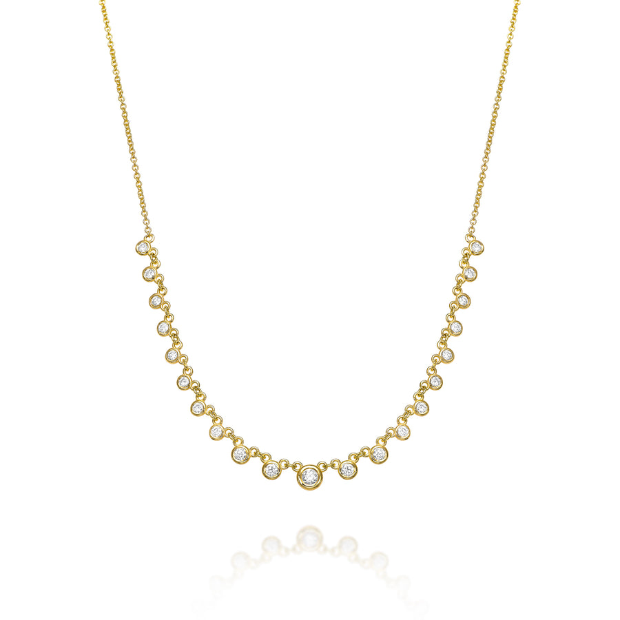 Degrada diamond necklace