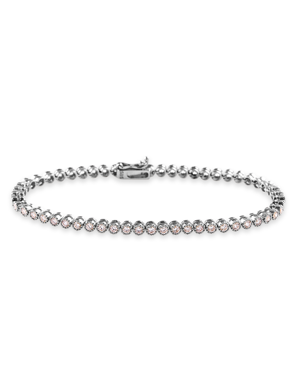 Round Tennis Bracelet L