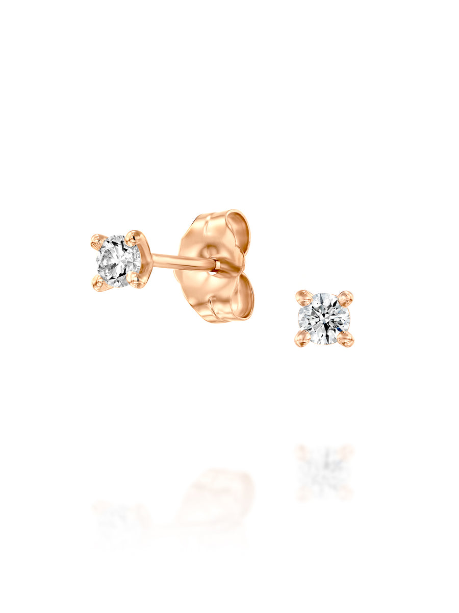 Classic Solitaire Earrings