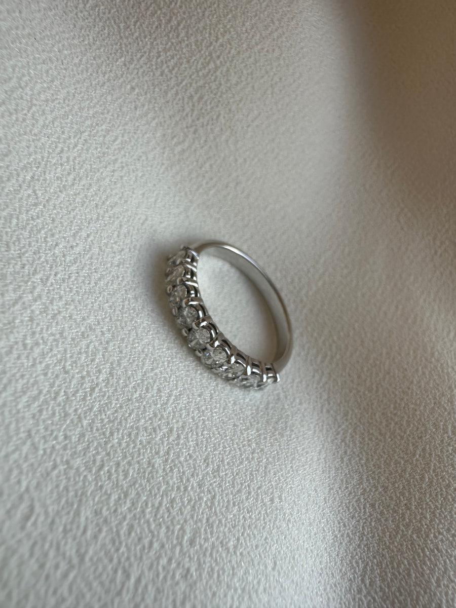 Oval Cut 9 Stone Ring