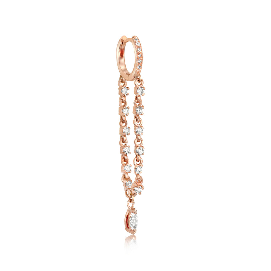 Chain Hoop mq Earring