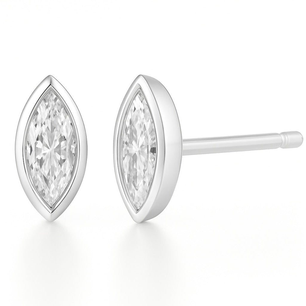 Mq bezel earring
