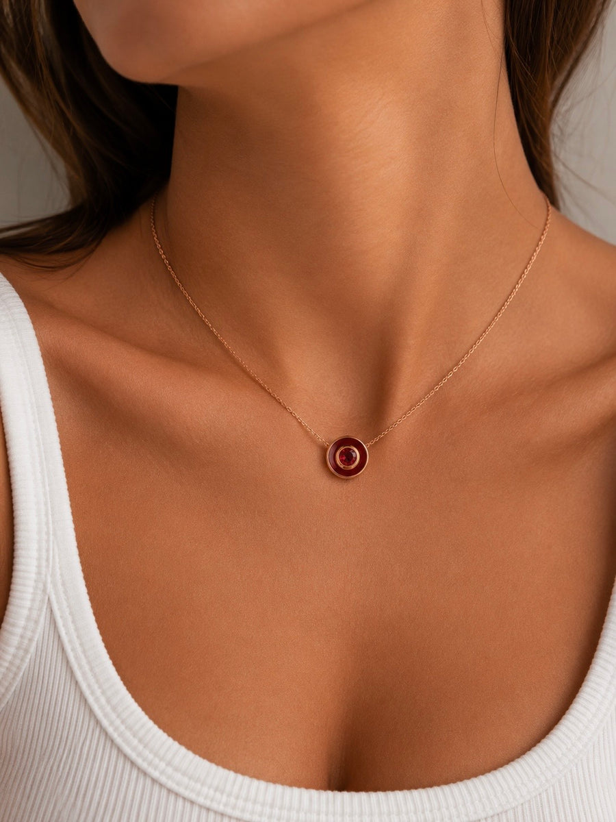 Eye Necklaces Round