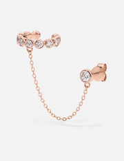 Diamond Chain Ear Cuff