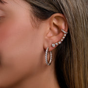 Luxury hoop earrings