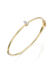 Pear Shape Bangle Bracelet