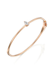 Pear Shape Bangle Bracelet