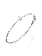 Pear Shape Bangle Bracelet