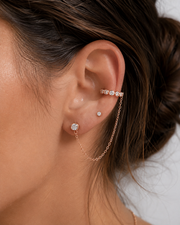 Diamond Chain Ear Cuff