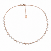 Crown Tennis Necklace