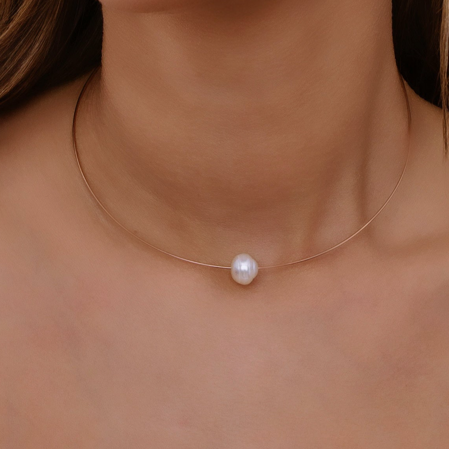 Round Pearl Necklace