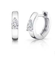 Classic Marquise Hoop Earring