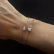 Pear Shape Chain Bracelet