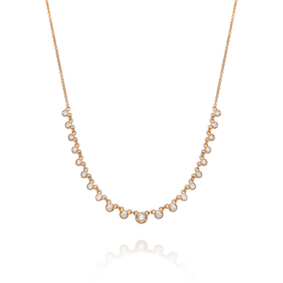 Degrada diamond necklace