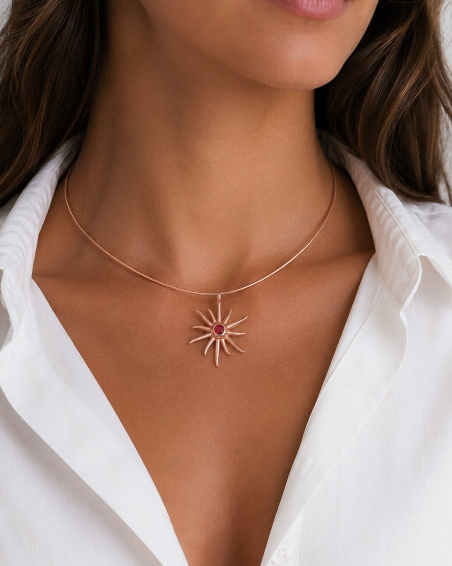 Gold Rubi Necklace