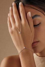 Pear shape bracelet Hand Chain