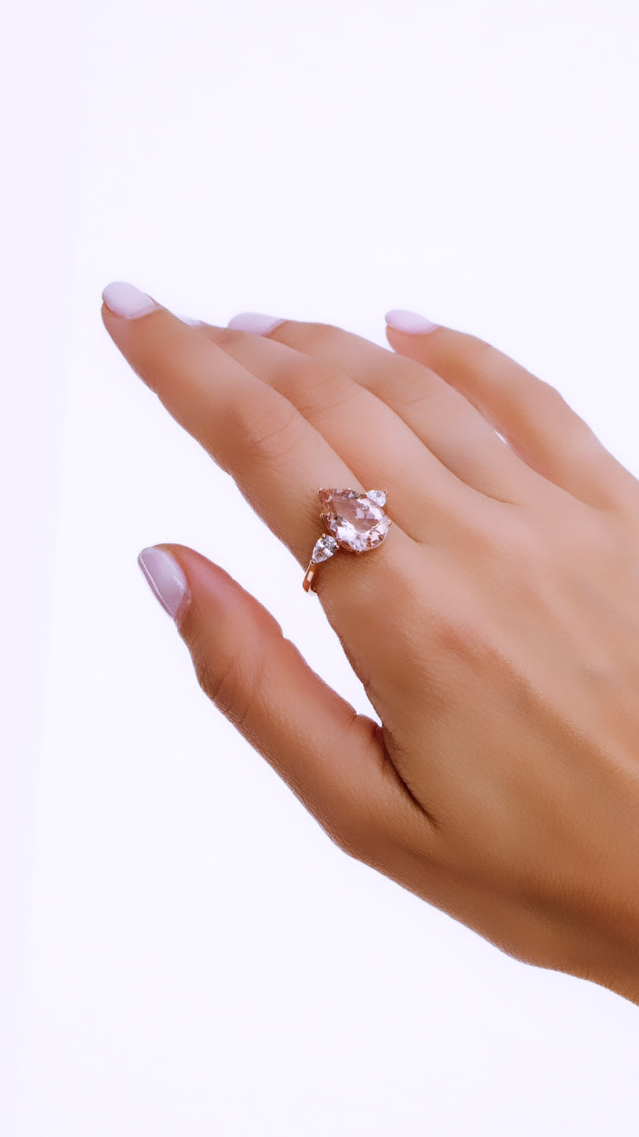 Morganite ring