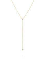 Tie pear shpe Necklace