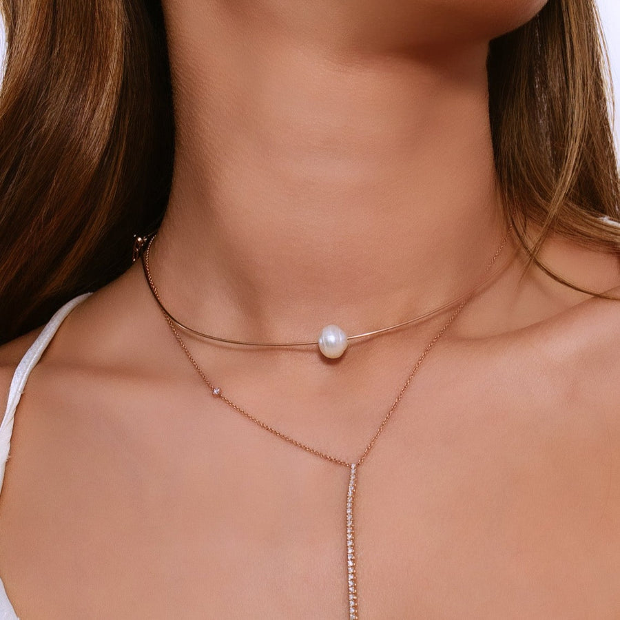 Round Pearl Necklace