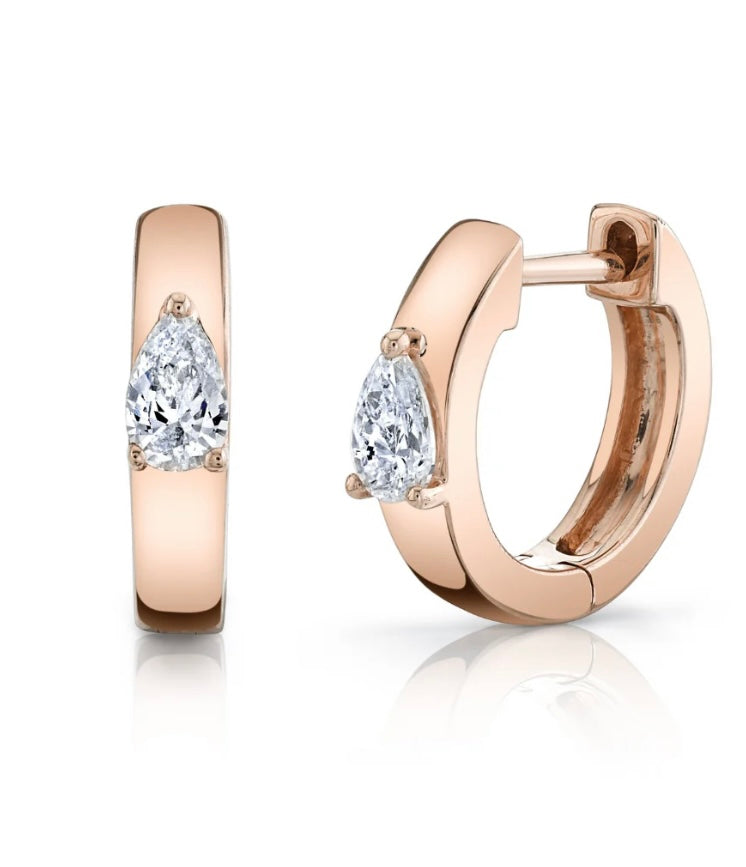 Classic Marquise Hoop Earring