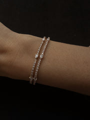 3 pear shpe Tennis Bracelet