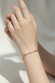 Gourmet heart bracelet