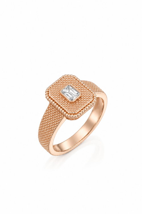 Emerald Signet Ring