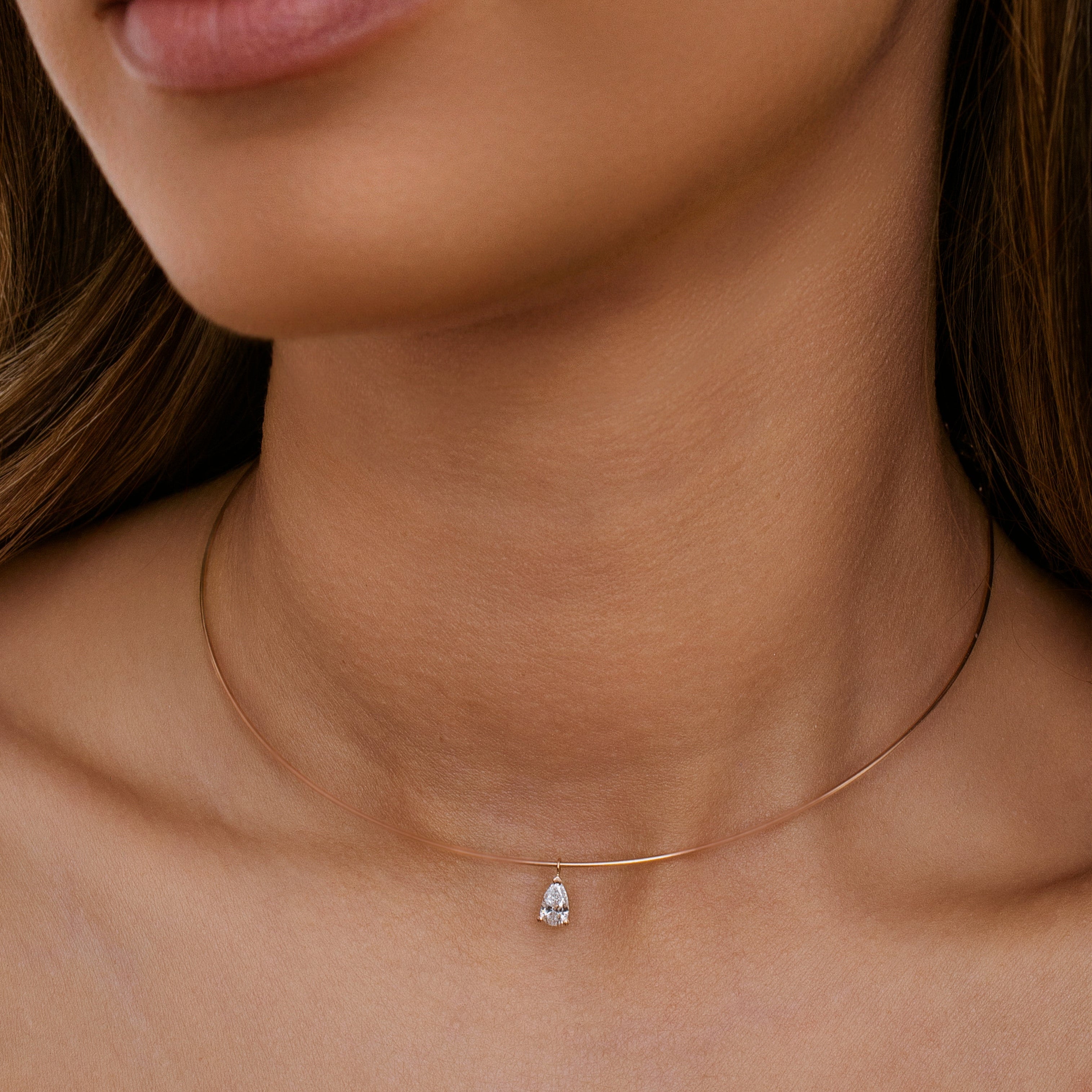 Round  Drop necklace