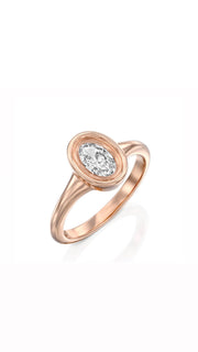 Oval ring Bazel