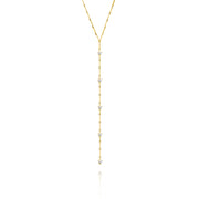 Heart tie necklace
