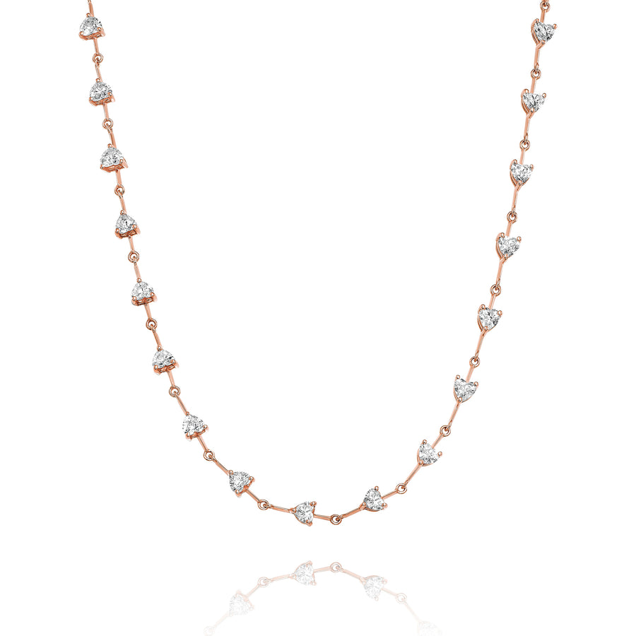 Heart collar necklace