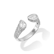 Diamonds Pear Seal Ring