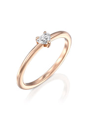 Heart Row Ring