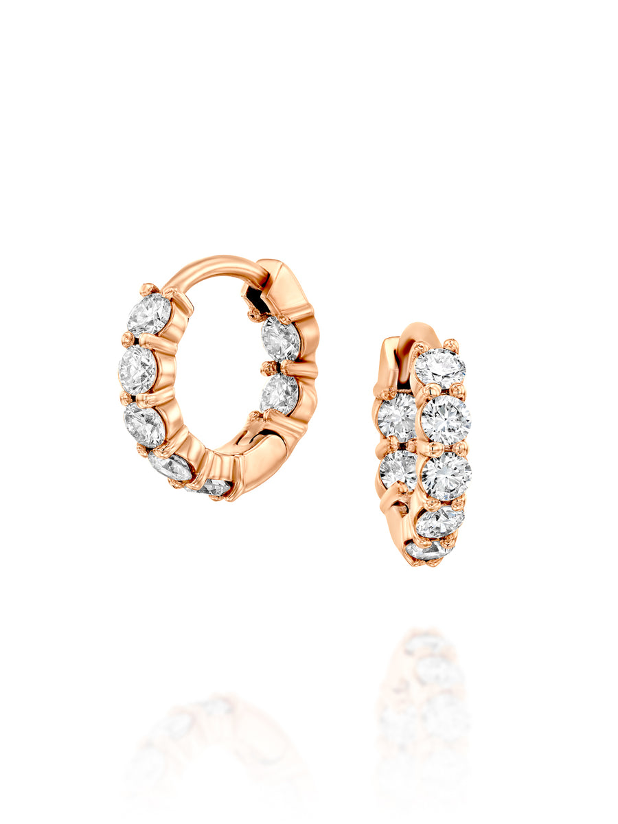 Eternity Hoop Earrings