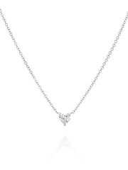 Heart Solitaire Necklace